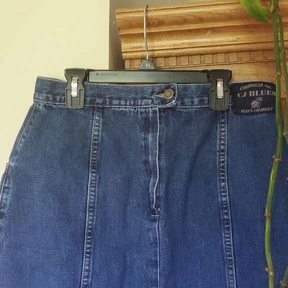 Vintage Denim Maxi Skirt - Picture 2 of 5